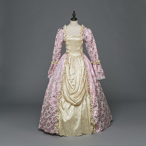 Princess Maria Antonietta Floral Style Rococo Victorian Renaissance Dress Party Costume Masquerade Women's Lace Costume Pink Vintage Cosplay Christmas Halloween Party / Evening 3/4 Length Sleeve
Princess Maria Antonietta Floral Style Rococo Victorian Renaissance Dress Party Costume Masquerade Women's Lace Costume Pink Vintage Cosplay Christmas Halloween Party / Evening 3/4 Length Sleeve