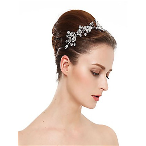 Crystal / Imitation Pearl / Alloy Headdress with Crystal / Imitation Pearl 1 Piece Wedding Headpiece
Crystal / Imitation Pearl / Alloy Headdress with Crystal / Imitation Pearl 1 Piece Wedding Headpiece