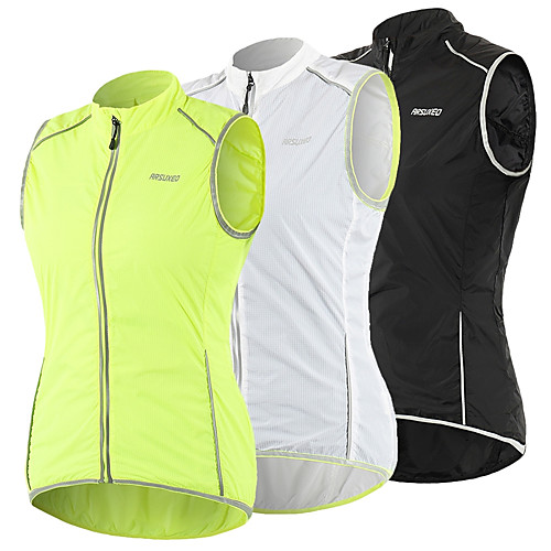 Arsuxeo Women's Cycling Vest Polyester Green White Black Bike Vest / Gilet Windproof UV Resistant Quick Dry Reflective Strips Back Pocket Sports Solid Color Mountain Bike MTB Road Bike Cycling
Arsuxeo Women's Cycling Vest Polyester Green White Black Bike Vest / Gilet Windproof UV Resistant Quick Dry Reflective Strips Back Pocket Sports Solid Color Mountain Bike MTB Road Bike Cycling