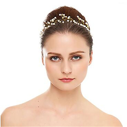 Crystal / Imitation Pearl / Alloy Headdress with Crystal / Imitation Pearl 1 Piece Wedding Headpiece
Crystal / Imitation Pearl / Alloy Headdress with Crystal / Imitation Pearl 1 Piece Wedding Headpiece