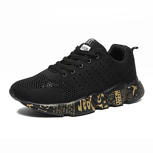 Men's / Unisex Fall / Spring & Summer Daily Outdoor Trainers / Athletic Shoes Running Shoes / Walking Shoes Tissage Volant Breathable Non-slipping Shock Absorbing Black / Gold / Black / White / Black
Men's / Unisex Fall / Spring & Summer Daily Outdoor Trainers / Athletic Shoes Running Shoes / Walking Shoes Tissage Volant Breathable Non-slipping Shock Absorbing Black / Gold / Black / White / Black