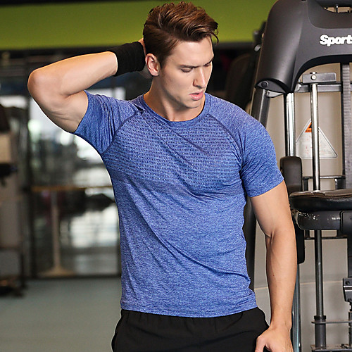 Men's Short Sleeve Running Shirt Tee Tshirt Top Breathable Quick Dry Soft Fitness Gym Workout Running Sportswear Solid Colored Plus Size LightBlue Dark Blue Gray Activewear Micro-elastic
Men's Short Sleeve Running Shirt Tee Tshirt Top Breathable Quick Dry Soft Fitness Gym Workout Running Sportswear Solid Colored Plus Size LightBlue Dark Blue Gray Activewear Micro-elastic