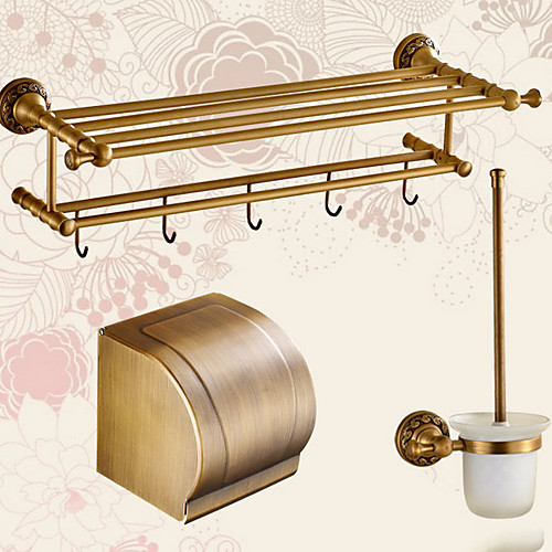 Bathroom Accessory Set Creative Contemporary Brass 3pcs - Bathroom Wall Mounted
Bathroom Accessory Set Creative Contemporary Brass 3pcs - Bathroom Wall Mounted