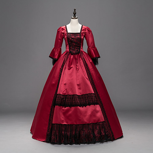 Princess Maria Antonietta Floral Style Rococo Victorian Renaissance Vacation Dress Dress Party Costume Masquerade Prom Dress Women's Costume Red Vintage Cosplay Christmas Halloween Party / Evening
Princess Maria Antonietta Floral Style Rococo Victorian Renaissance Vacation Dress Dress Party Costume Masquerade Prom Dress Women's Costume Red Vintage Cosplay Christmas Halloween Party / Evening
