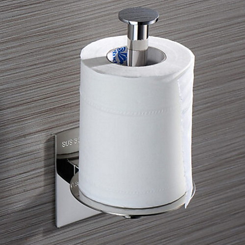 Toilet Paper Holder Creative Contemporary Stainless Steel 1pc - Bathroom Wall Mounted
Toilet Paper Holder Creative Contemporary Stainless Steel 1pc - Bathroom Wall Mounted