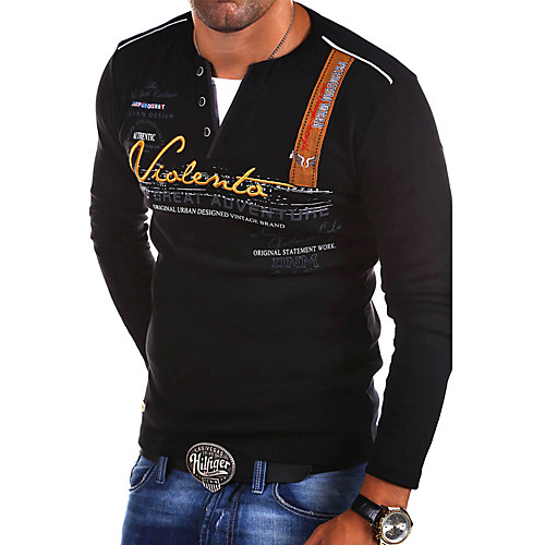Men's Embroidered Polo Basic Daily Shirt Collar White / Black / Blue / Long Sleeve
Men's Embroidered Polo Basic Daily Shirt Collar White / Black / Blue / Long Sleeve