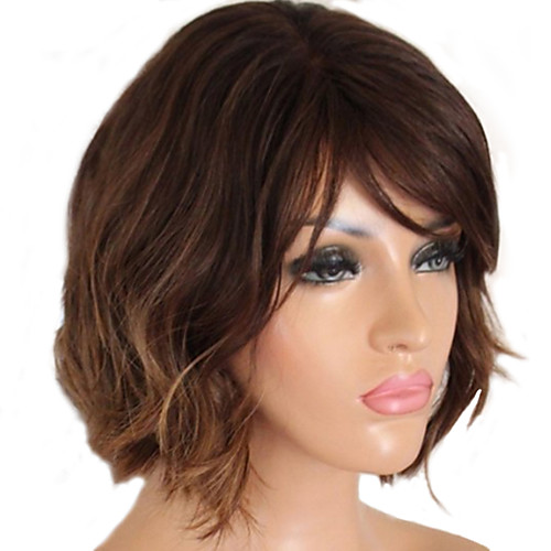 Synthetic Wig Curly Side Part Wig Medium Length Brown / Burgundy Synthetic Hair 12 inch Women's Fashionable Design Women Synthetic Brown
Synthetic Wig Curly Side Part Wig Medium Length Brown / Burgundy Synthetic Hair 12 inch Women's Fashionable Design Women Synthetic Brown