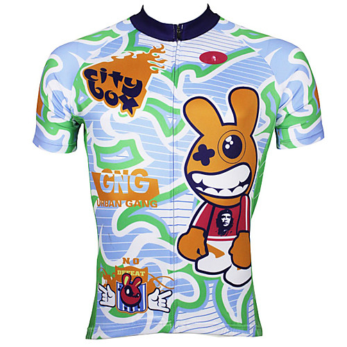 ILPALADINO Men's Short Sleeve Cycling Jersey Green Rabbit / Bunny Bike Jersey Top Mountain Bike MTB Road Bike Cycling Breathable Quick Dry Ultraviolet Resistant Sports Clothing Apparel
ILPALADINO Men's Short Sleeve Cycling Jersey Green Rabbit / Bunny Bike Jersey Top Mountain Bike MTB Road Bike Cycling Breathable Quick Dry Ultraviolet Resistant Sports Clothing Apparel
