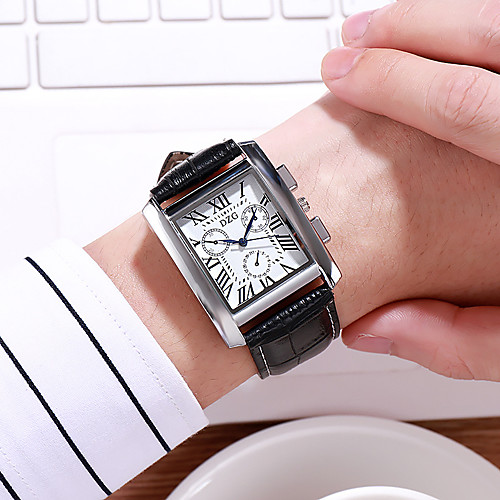 Men's Dress Watch Quartz Black / Blue / Green 30 m New Design Casual Watch Analog Casual Fashion - Black Brown One Year Battery Life
Men's Dress Watch Quartz Black / Blue / Green 30 m New Design Casual Watch Analog Casual Fashion - Black Brown One Year Battery Life