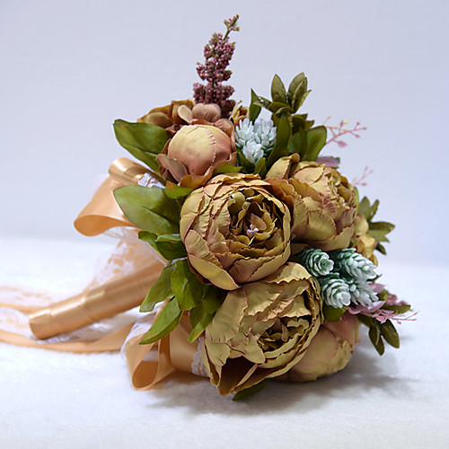 Wedding Flowers Bouquets Wedding / Wedding Party Dried Flower / Polyester 10.24(Approx.26cm)
Wedding Flowers Bouquets Wedding / Wedding Party Dried Flower / Polyester 10.24(Approx.26cm)