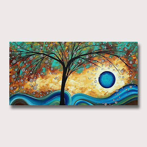 Oil Painting Hand Painted Horizontal Abstract Floral / Botanical Modern Rolled Canvas (No Frame)
Oil Painting Hand Painted Horizontal Abstract Floral / Botanical Modern Rolled Canvas (No Frame)