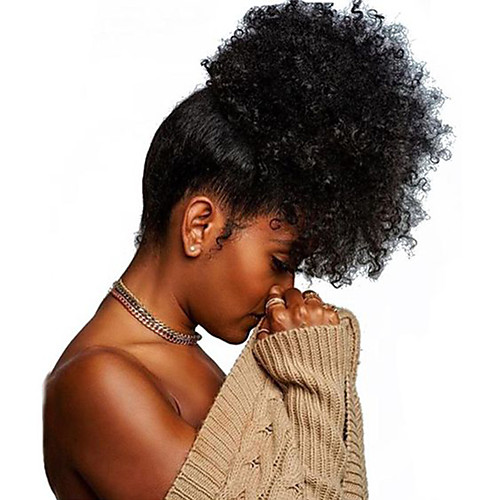 Afro Kinky Curly Ponytail For Black Women 100% Human Hair Clip In Ponytails 10-22inch Natural Black
Afro Kinky Curly Ponytail For Black Women 100% Human Hair Clip In Ponytails 10-22inch Natural Black