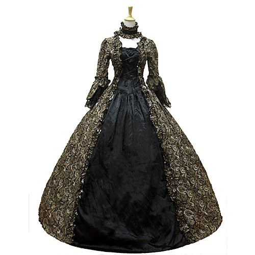 Princess Maria Antonietta Floral Style Rococo Victorian Renaissance Vacation Dress Dress Party Costume Masquerade Women's Lace Costume Gray Vintage Cosplay Christmas Halloween Party / Evening 3/4
Princess Maria Antonietta Floral Style Rococo Victorian Renaissance Vacation Dress Dress Party Costume Masquerade Women's Lace Costume Gray Vintage Cosplay Christmas Halloween Party / Evening 3/4
