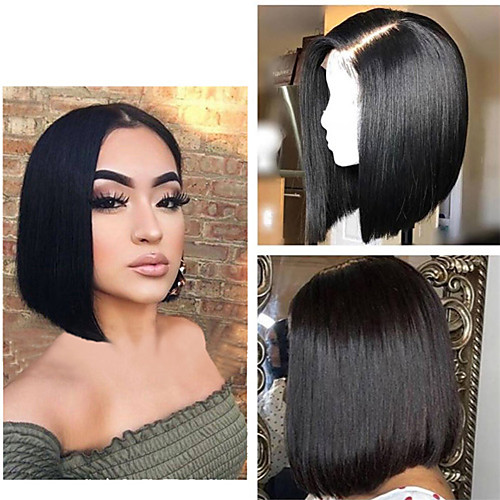 Human Hair Lace Front Wig Bob Short Bob style Brazilian Hair Straight Wig 130% Density Women Best Quality New New Arrival Hot Sale Women's Short Wig Accessories Human Hair Lace Wig Laflare
Human Hair Lace Front Wig Bob Short Bob style Brazilian Hair Straight Wig 130% Density Women Best Quality New New Arrival Hot Sale Women's Short Wig Accessories Human Hair Lace Wig Laflare