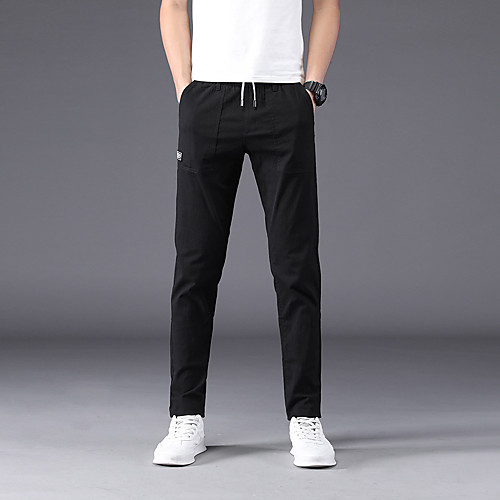 Men's Basic Cotton Dress Pants Chinos Pants Solid Colored Full Length White Black Army Green / Elasticity
Men's Basic Cotton Dress Pants Chinos Pants Solid Colored Full Length White Black Army Green / Elasticity