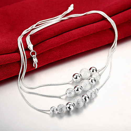 Women's Pendant Necklace Sterling Silver Silver Plated Silver Necklace Jewelry For
Women's Pendant Necklace Sterling Silver Silver Plated Silver Necklace Jewelry For