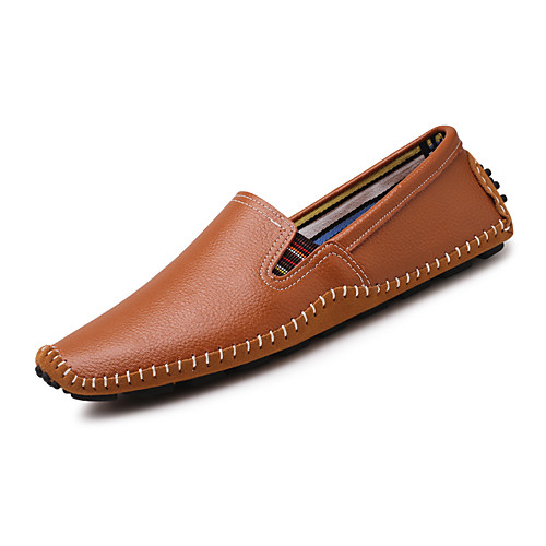 Men's Fall / Spring & Summer Casual / British Daily Outdoor Loafers & Slip-Ons Cowhide Breathable Non-slipping Wear Proof Black / Blue / Brown
Men's Fall / Spring & Summer Casual / British Daily Outdoor Loafers & Slip-Ons Cowhide Breathable Non-slipping Wear Proof Black / Blue / Brown