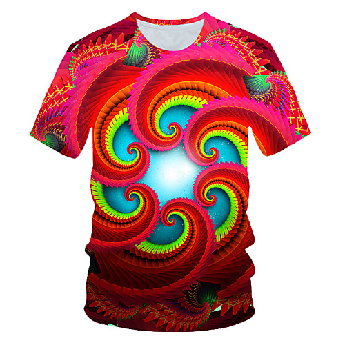 Men's Geometric Graphic Print T-shirt Street chic Exaggerated Daily Wear Club Round Neck Red / Short Sleeve
Men's Geometric Graphic Print T-shirt Street chic Exaggerated Daily Wear Club Round Neck Red / Short Sleeve