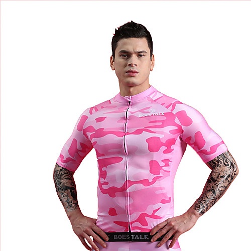 BOESTALK Men's Short Sleeve Cycling Jersey Red and White Violet RedBlue Camo / Camouflage Bike Base layer Jersey Compression Clothing Mountain Bike MTB Road Bike Cycling UV Resistant Breathable
BOESTALK Men's Short Sleeve Cycling Jersey Red and White Violet RedBlue Camo / Camouflage Bike Base layer Jersey Compression Clothing Mountain Bike MTB Road Bike Cycling UV Resistant Breathable