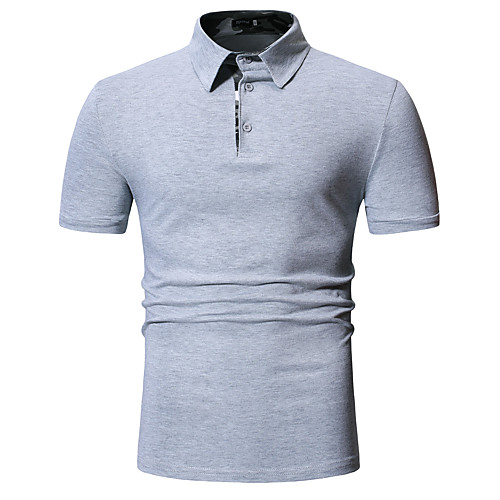 Men's Polo non-printing Solid Colored Long Sleeve Daily Tops Cotton Basic White Black Light gray
Men's Polo non-printing Solid Colored Long Sleeve Daily Tops Cotton Basic White Black Light gray