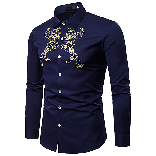 Men's Shirt Color Block Tribal Embroidered Long Sleeve Evening Party Tops Elegant Vintage White Black Navy Blue
Men's Shirt Color Block Tribal Embroidered Long Sleeve Evening Party Tops Elegant Vintage White Black Navy Blue