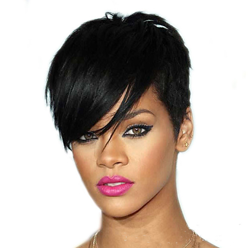 Synthetic Wig Natural Straight Middle Part Wig Short Dark Brown Synthetic Hair 4 inch Women's Party Black
Synthetic Wig Natural Straight Middle Part Wig Short Dark Brown Synthetic Hair 4 inch Women's Party Black