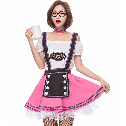 Oktoberfest Beer Dirndl Trachtenkleider Women's Blouse Dress Bavarian Costume Blushing Pink
Oktoberfest Beer Dirndl Trachtenkleider Women's Blouse Dress Bavarian Costume Blushing Pink