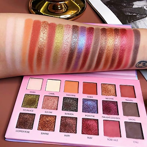 18 Colors Duochrome Laser Polarized 18 colors Eye Shadow Makeup Palette High-shine Glitter Shimmer eyeshadow palette
18 Colors Duochrome Laser Polarized 18 colors Eye Shadow Makeup Palette High-shine Glitter Shimmer eyeshadow palette