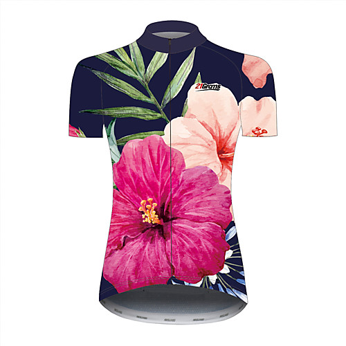 21Grams Floral Botanical Hawaii Women's Short Sleeve Cycling Jersey - Black / Red Bike Jersey Top Breathable Quick Dry Reflective Strips Sports 100% Polyester Mountain Bike MTB Road Bike Cycling
21Grams Floral Botanical Hawaii Women's Short Sleeve Cycling Jersey - Black / Red Bike Jersey Top Breathable Quick Dry Reflective Strips Sports 100% Polyester Mountain Bike MTB Road Bike Cycling