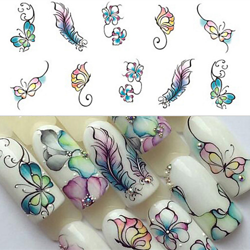 1 pcs Water Transfer Sticker Butterfly nail art Manicure Pedicure Universal Stylish Daily
1 pcs Water Transfer Sticker Butterfly nail art Manicure Pedicure Universal Stylish Daily