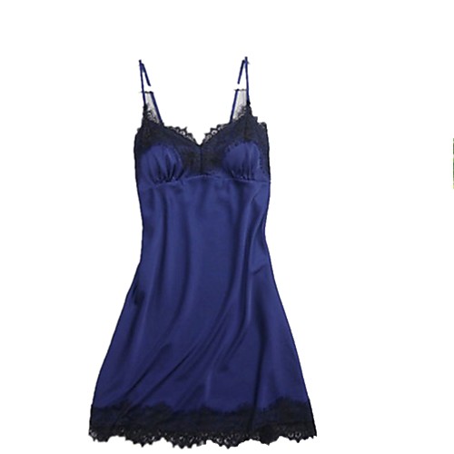 Women's Ruched Sexy Babydoll & Slips Uniforms & Cheongsams Suits Nightwear Solid Colored White / Black / Blue One-Size / Strap
Women's Ruched Sexy Babydoll & Slips Uniforms & Cheongsams Suits Nightwear Solid Colored White / Black / Blue One-Size / Strap