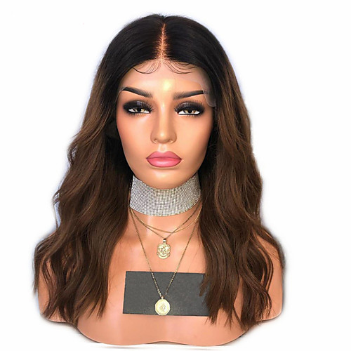 Synthetic Lace Front Wig Wavy Middle Part Lace Front Wig Short Ombre Black / Medium Auburn Synthetic Hair 12-16 inch Women's Adjustable Heat Resistant Party Brown Ombre
Synthetic Lace Front Wig Wavy Middle Part Lace Front Wig Short Ombre Black / Medium Auburn Synthetic Hair 12-16 inch Women's Adjustable Heat Resistant Party Brown Ombre