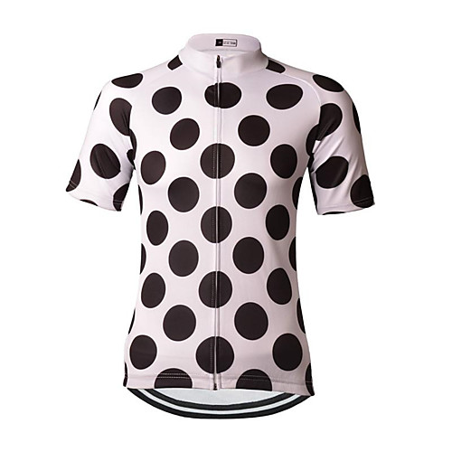 21Grams Polka Dot Women's Short Sleeve Cycling Jersey - Black / White Bike Jersey Top Breathable Quick Dry Moisture Wicking Sports Terylene Mountain Bike MTB Clothing Apparel / Micro-elastic
21Grams Polka Dot Women's Short Sleeve Cycling Jersey - Black / White Bike Jersey Top Breathable Quick Dry Moisture Wicking Sports Terylene Mountain Bike MTB Clothing Apparel / Micro-elastic