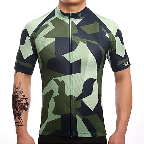 21Grams Camo / Camouflage Men's Short Sleeve Cycling Jersey - Camouflage Bike Jersey Top Breathable Moisture Wicking Quick Dry Sports Terylene Mountain Bike MTB Road Bike Cycling Clothing Apparel
21Grams Camo / Camouflage Men's Short Sleeve Cycling Jersey - Camouflage Bike Jersey Top Breathable Moisture Wicking Quick Dry Sports Terylene Mountain Bike MTB Road Bike Cycling Clothing Apparel