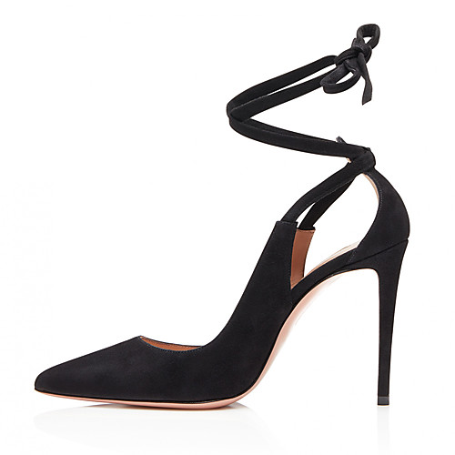 Women's Heels Lace up Stiletto Heel Pointed Toe Suede Minimalism Spring & Summer / Fall & Winter Black / Beige / Party & Evening / Daily / Party & Evening
Women's Heels Lace up Stiletto Heel Pointed Toe Suede Minimalism Spring & Summer / Fall & Winter Black / Beige / Party & Evening / Daily / Party & Evening