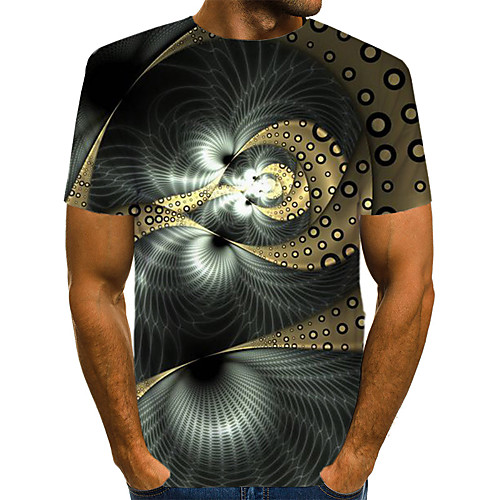 Men's T shirt Abstract Print Short Sleeve Casual Tops Streetwear Exaggerated Dark Gray
Men's T shirt Abstract Print Short Sleeve Casual Tops Streetwear Exaggerated Dark Gray