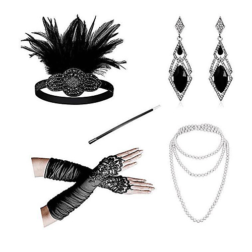 Headbands Earrings Pearl Necklace Outfits 1920s Alloy For The Great Gatsby Cosplay Women's Costume Jewelry Fashion Jewelry / Gloves / Gloves
Headbands Earrings Pearl Necklace Outfits 1920s Alloy For The Great Gatsby Cosplay Women's Costume Jewelry Fashion Jewelry / Gloves / Gloves