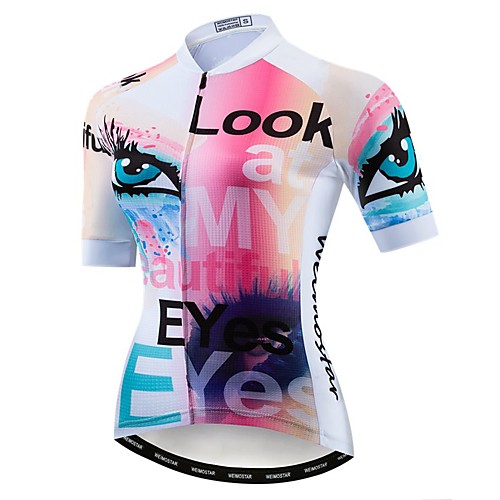 21Grams Women's Short Sleeve Cycling Jersey Elastane Polyester Pink Novelty Bike Jersey Top Mountain Bike MTB Road Bike Cycling Breathable Quick Dry Moisture Wicking Sports Clothing Apparel
21Grams Women's Short Sleeve Cycling Jersey Elastane Polyester Pink Novelty Bike Jersey Top Mountain Bike MTB Road Bike Cycling Breathable Quick Dry Moisture Wicking Sports Clothing Apparel