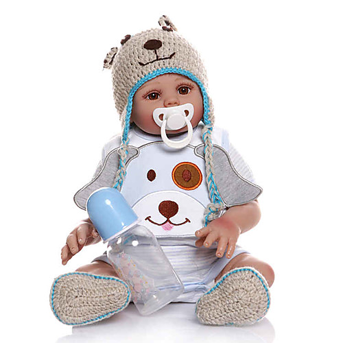NPKCOLLECTION 20 inch Reborn Doll Baby Baby Boy Baby Girl Gift Hand Made Artificial Implantation Brown Eyes Full Body Silicone with Clothes and Accessories for Girls' Birthday and Festival Gifts
NPKCOLLECTION 20 inch Reborn Doll Baby Baby Boy Baby Girl Gift Hand Made Artificial Implantation Brown Eyes Full Body Silicone with Clothes and Accessories for Girls' Birthday and Festival Gifts