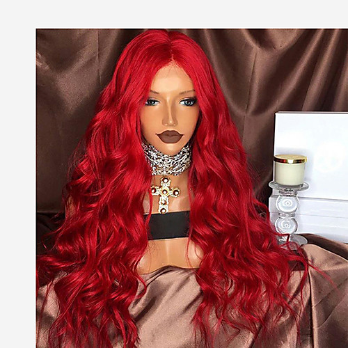 Synthetic Wig Synthetic Lace Front Wig Straight Free Part Wig Long Red Synthetic Hair 26 inch Women's Adjustable Heat Resistant Classic Red
Synthetic Wig Synthetic Lace Front Wig Straight Free Part Wig Long Red Synthetic Hair 26 inch Women's Adjustable Heat Resistant Classic Red