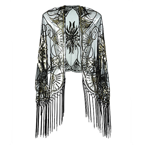 The Great Gatsby Charleston 1920s Vacation Dress Flapper Dress Party Costume Prom Dress Women's Sequins Tassel Fringe Costume BlackGolden / Beige / Gray Vintage Cosplay Party Prom 3/4 Length Sleeve
The Great Gatsby Charleston 1920s Vacation Dress Flapper Dress Party Costume Prom Dress Women's Sequins Tassel Fringe Costume BlackGolden / Beige / Gray Vintage Cosplay Party Prom 3/4 Length Sleeve