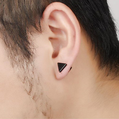 Men's Stud Earrings Classic Precious Punk Trendy Rock Korean Fashion Stainless Steel Earrings Jewelry Black / Silver For Party Carnival Street Club Bar 1 Pair
Men's Stud Earrings Classic Precious Punk Trendy Rock Korean Fashion Stainless Steel Earrings Jewelry Black / Silver For Party Carnival Street Club Bar 1 Pair