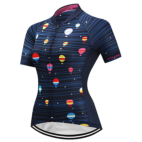 Fastcute Women's Short Sleeve Cycling Jersey Royal Blue Balloon Bike Jersey Top Mountain Bike MTB Road Bike Cycling Breathable Quick Dry Moisture Wicking Sports Clothing Apparel / Stretchy
Fastcute Women's Short Sleeve Cycling Jersey Royal Blue Balloon Bike Jersey Top Mountain Bike MTB Road Bike Cycling Breathable Quick Dry Moisture Wicking Sports Clothing Apparel / Stretchy