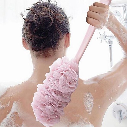 Long Handle Soft Mesh Pouf Bath Ball Body Shower Brush Sponge Back Scrubber 3 Colors
Long Handle Soft Mesh Pouf Bath Ball Body Shower Brush Sponge Back Scrubber 3 Colors