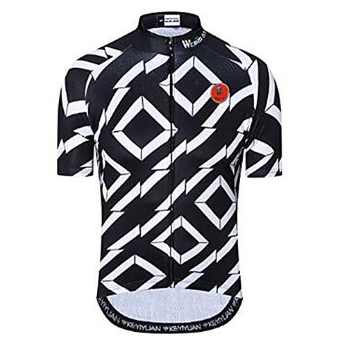 21Grams Men's Short Sleeve Cycling Jersey - Black / White Bike Jersey Top Breathable Moisture Wicking Quick Dry Sports Polyester Elastane Terylene Mountain Bike MTB Road Bike Cycling Clothing Apparel
21Grams Men's Short Sleeve Cycling Jersey - Black / White Bike Jersey Top Breathable Moisture Wicking Quick Dry Sports Polyester Elastane Terylene Mountain Bike MTB Road Bike Cycling Clothing Apparel