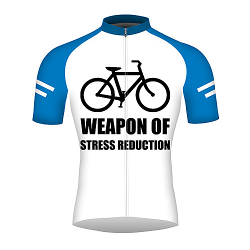 21Grams Men's Short Sleeve Cycling Jersey Blue / White Bike Jersey Top Mountain Bike MTB Road Bike Cycling Breathable Quick Dry Reflective Strips Sports Clothing Apparel / Micro-elastic / Triathlon
21Grams Men's Short Sleeve Cycling Jersey Blue / White Bike Jersey Top Mountain Bike MTB Road Bike Cycling Breathable Quick Dry Reflective Strips Sports Clothing Apparel / Micro-elastic / Triathlon