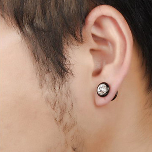 Men's Stud Earrings Classic Ball Simple Trendy Rock Modern Stainless Steel Imitation Diamond Earrings Jewelry Black / Silver For Party Carnival Street Club Bar 1 Pair
Men's Stud Earrings Classic Ball Simple Trendy Rock Modern Stainless Steel Imitation Diamond Earrings Jewelry Black / Silver For Party Carnival Street Club Bar 1 Pair