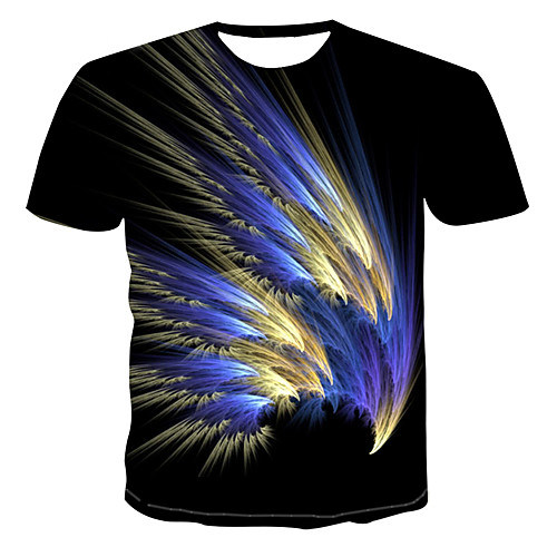 Men's Geometric 3D Print T-shirt - Cotton Punk & Gothic Casual Street Round Neck Black / Short Sleeve
Men's Geometric 3D Print T-shirt - Cotton Punk & Gothic Casual Street Round Neck Black / Short Sleeve