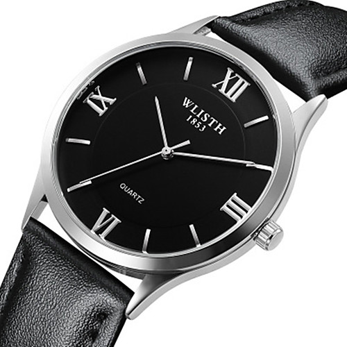 Men's Dress Watch Quartz Stylish Genuine Leather Black / Brown Water Resistant / Waterproof New Design Casual Watch Analog Casual - Black / Brown Black / White White / Brown
Men's Dress Watch Quartz Stylish Genuine Leather Black / Brown Water Resistant / Waterproof New Design Casual Watch Analog Casual - Black / Brown Black / White White / Brown