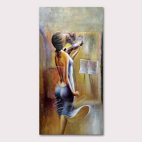 Oil Painting Hand Painted Vertical People Abstract Portrait Modern Rolled Canvas (No Frame)
Oil Painting Hand Painted Vertical People Abstract Portrait Modern Rolled Canvas (No Frame)